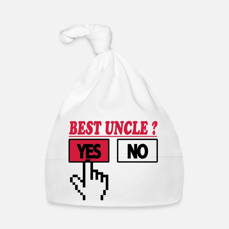 Best uncle ? YES Baby Bio-Mütze