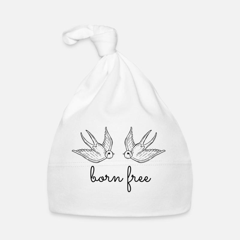 Swallows - born free Organic Baby Cap