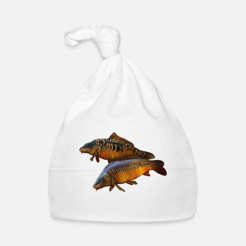 Carp duo Organic Baby Cap