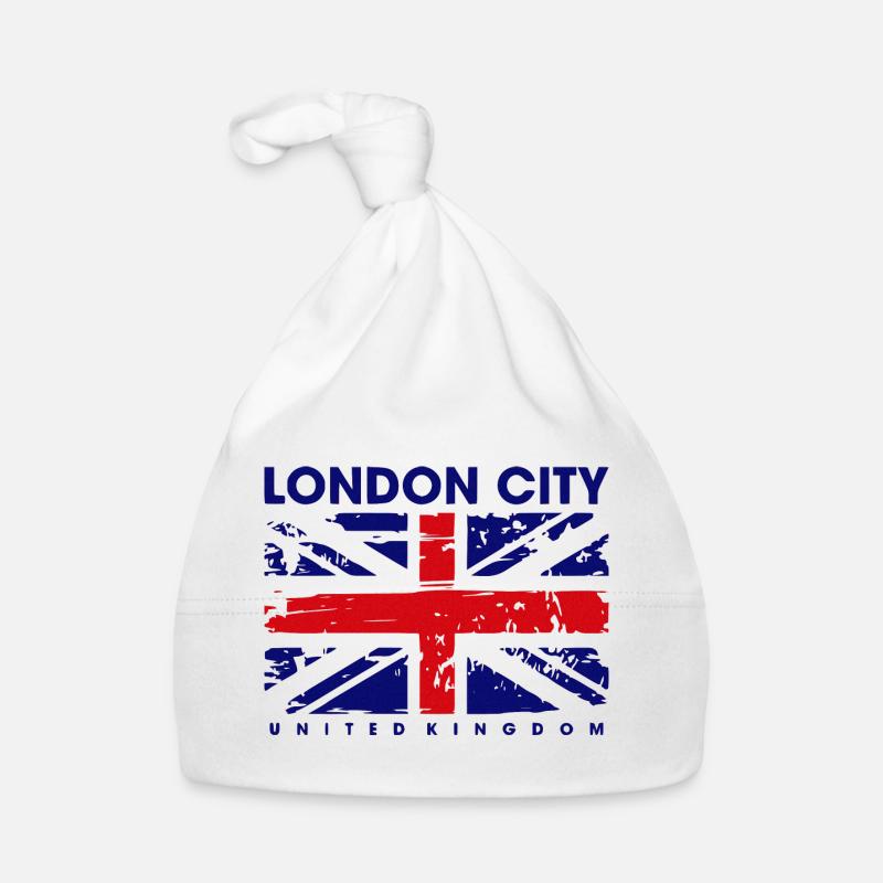 Londres - Bonnet bio Bébé - blanc