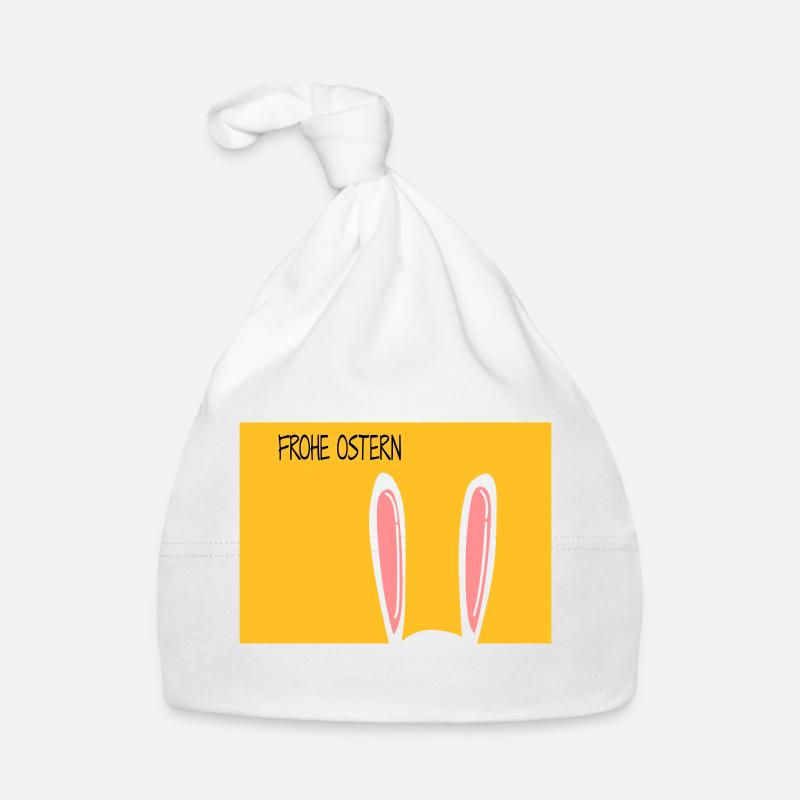 Frohe Ostern Baby Bio-Mütze