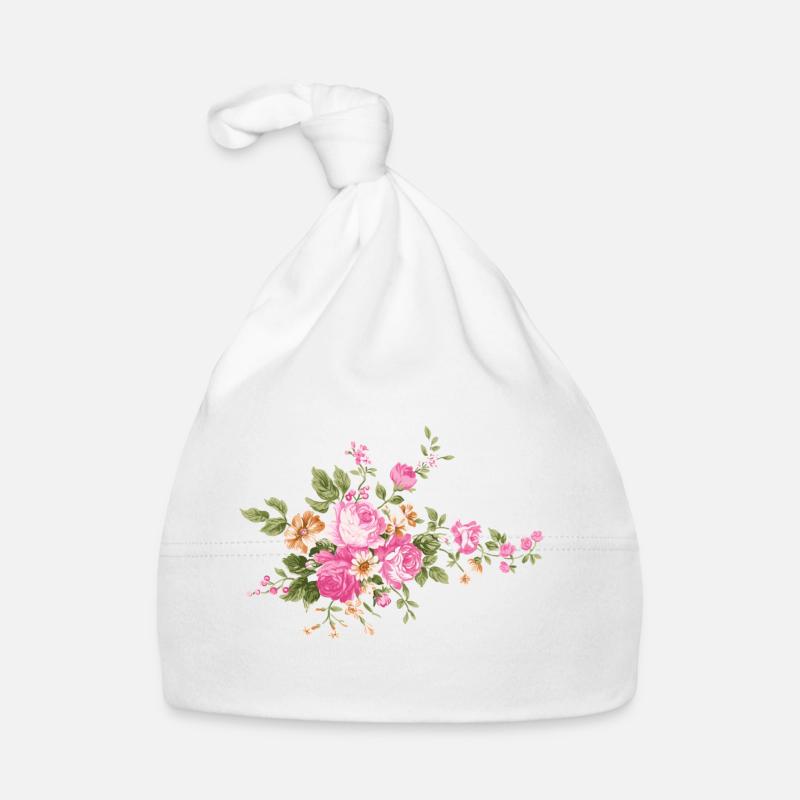 bouquet de fleurs Bonnet bio Bébé