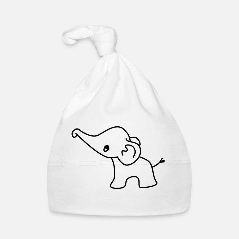 Elephant cute baby elephant elephant sweet Organic Baby Cap