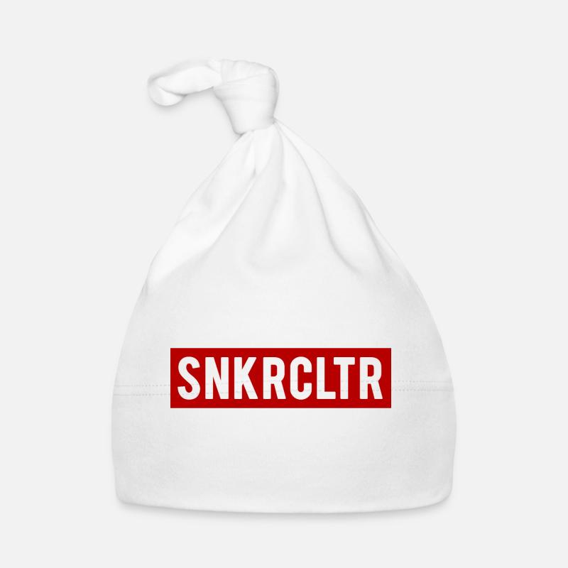 SNEAKER CULTURE TypOGRAPHIE - Bonnet bio Bébé - blanc