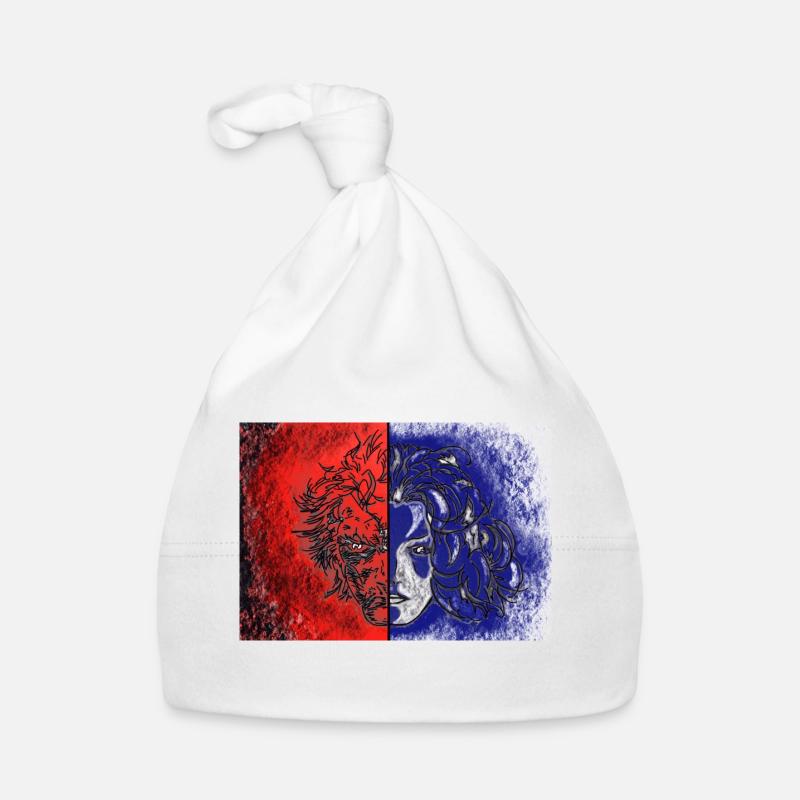 Chaos vs Harmonie I - Bonnet bio Bébé - blanc