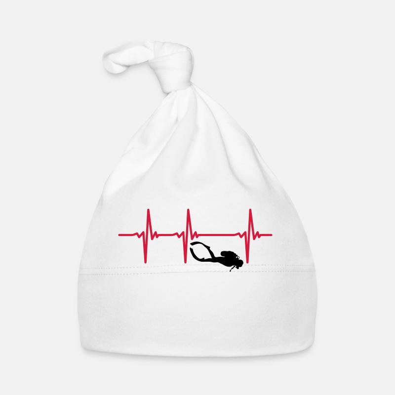 Herzschlag Tauchen mit Gerät - Gerätetauchen Baby Bio-Mütze