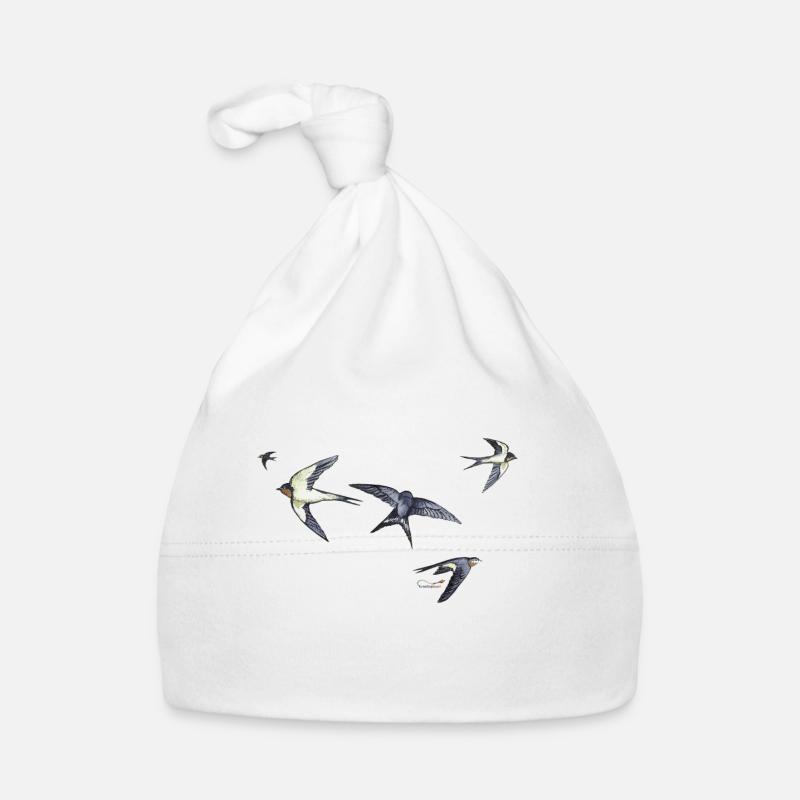 Rauchschwalben Baby Bio-Mütze