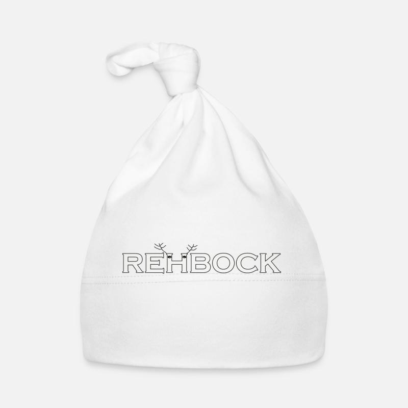 Rehbock white Baby Bio-Mütze
