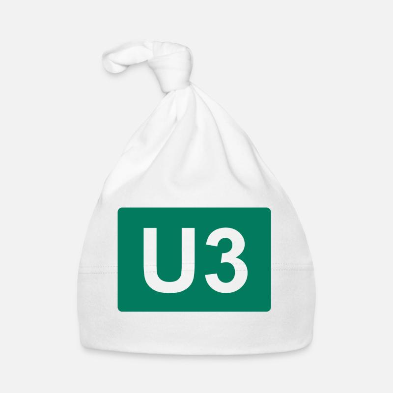 Métro de Berlin U3 Bonnet bio Bébé