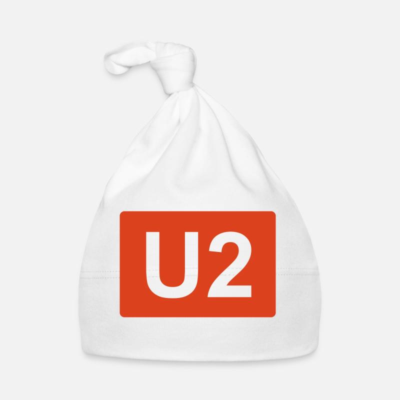 Berlin subway line U 2 shield Organic Baby Cap