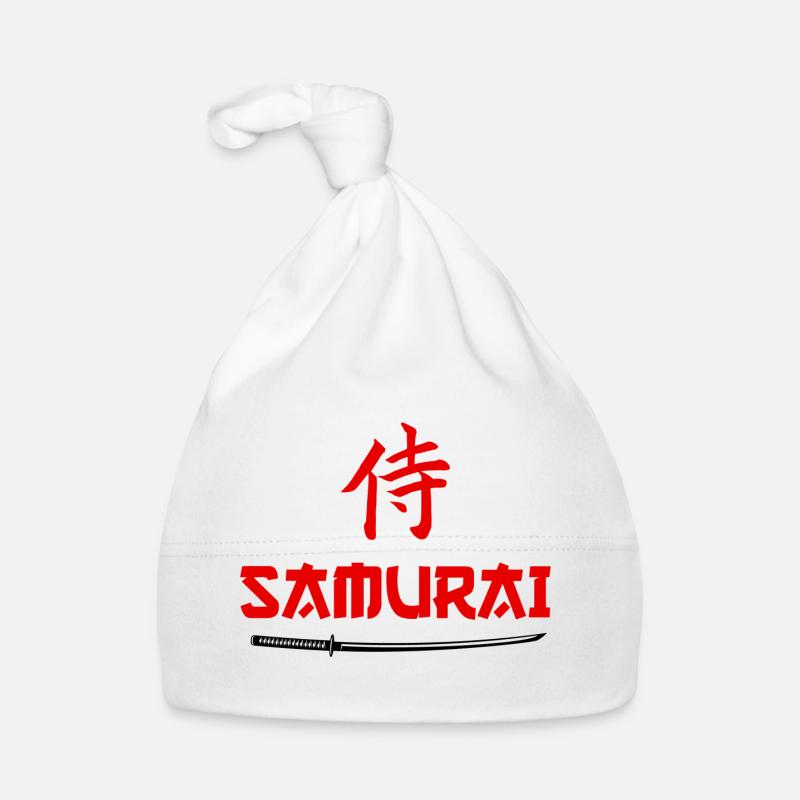 Samurai-Schwert-Kanji Baby Bio-Mütze