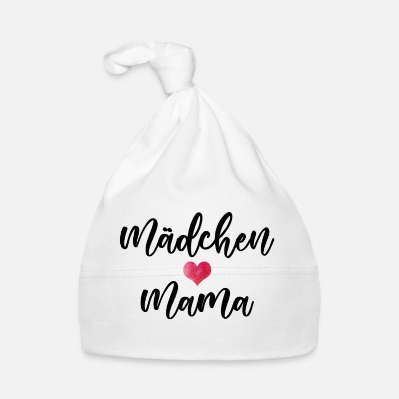 Mädchen Mama Kalligrafie Mutter Baby Bio-Mütze