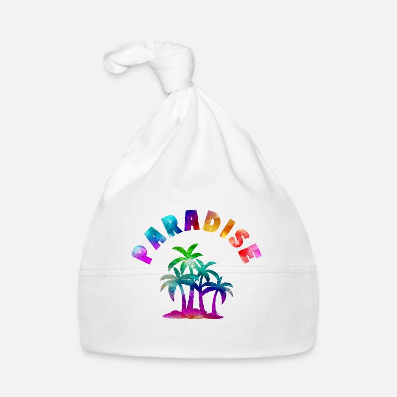 Devise du paradis tropical Bonnet bio Bébé