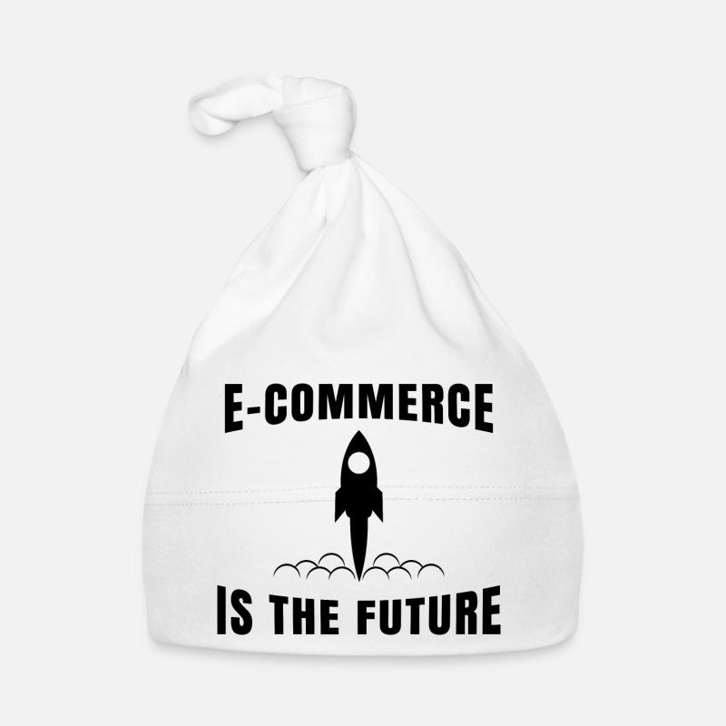 Ecommerce Online Handel Spruch E-Commerce Baby Bio-Mütze