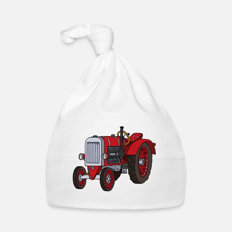 Trecker rouge Bonnet bio Bébé
