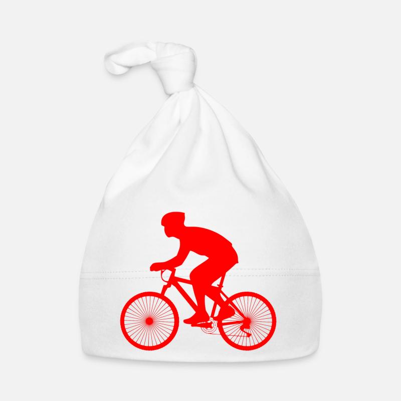 Fahrrad rot Baby Bio-Mütze
