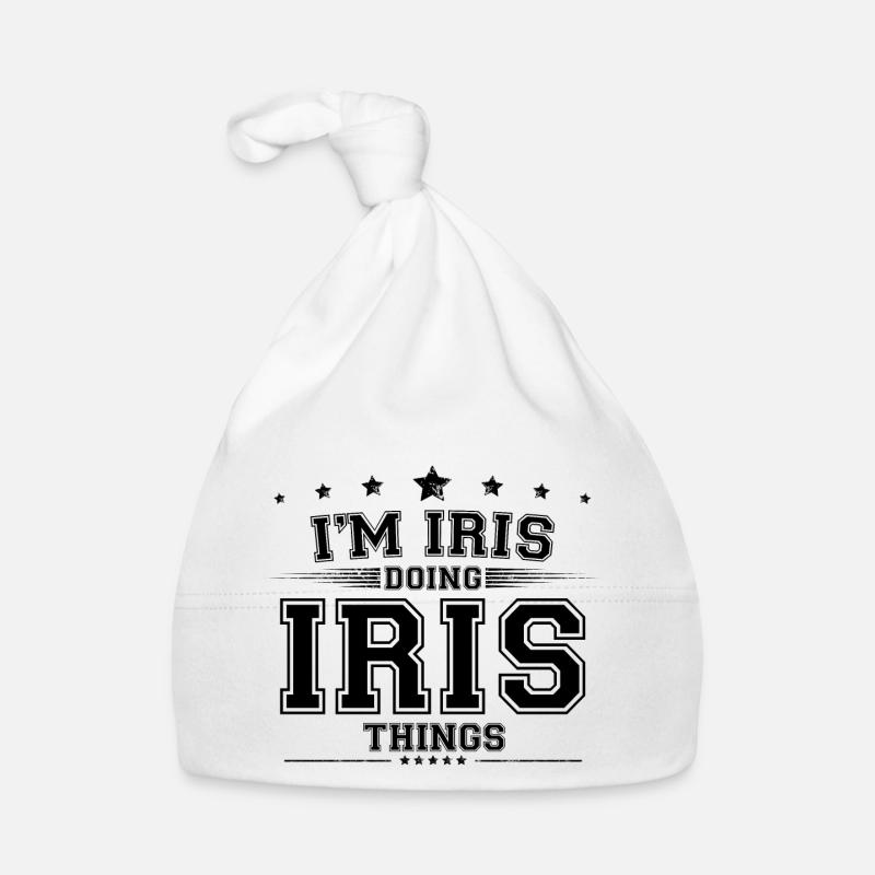 i’m Iris doing Iris things Organic Baby Cap