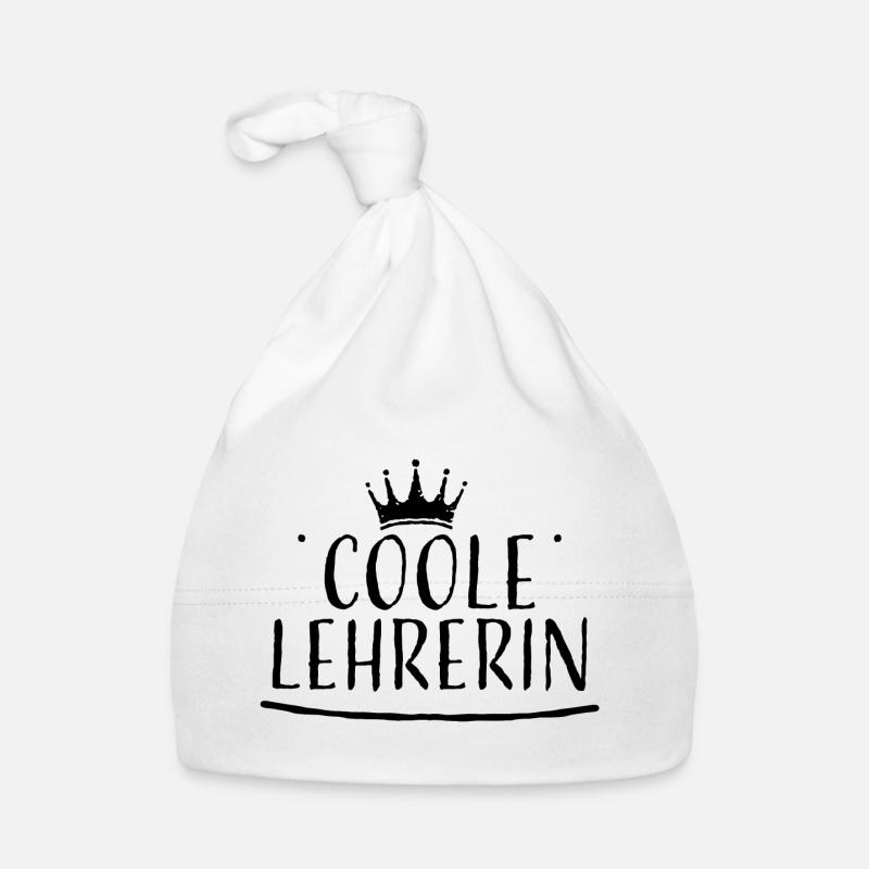 Krone schwarz coole lehrerin Baby Bio-Mütze