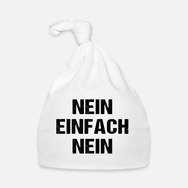 Nein Einfach Nein Baby Bio-Mütze