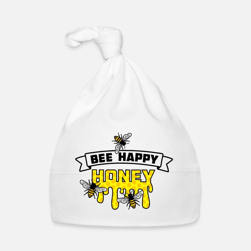 Sei fröhlich Baby Bio-Mütze