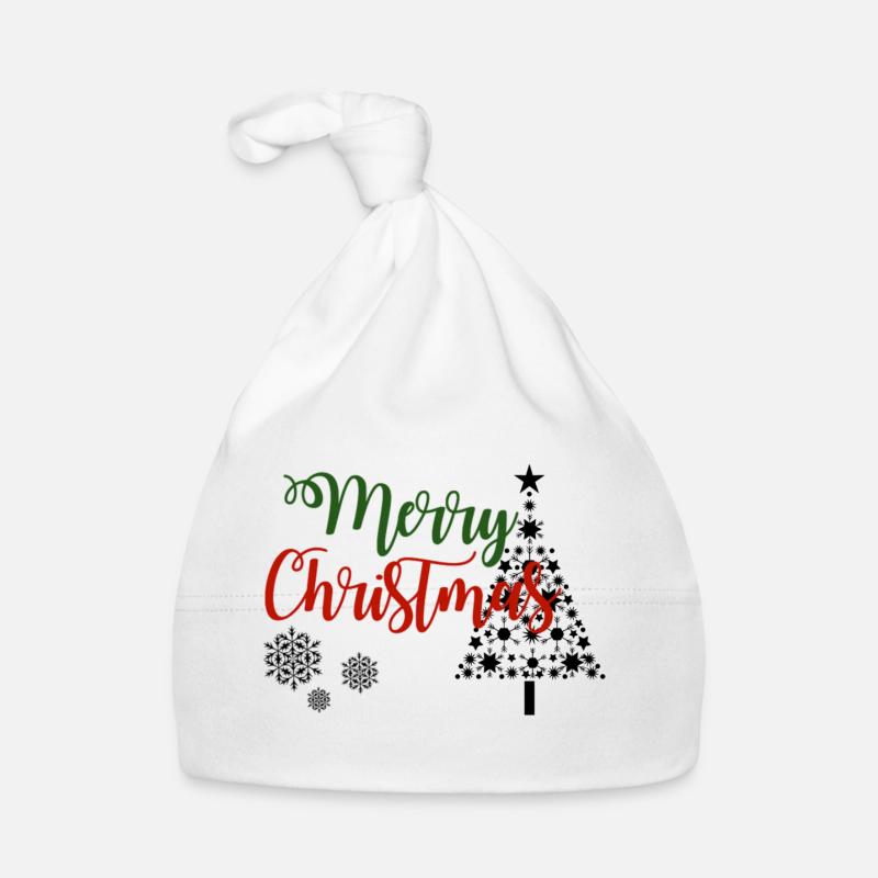Merry Christmas Organic Baby Cap