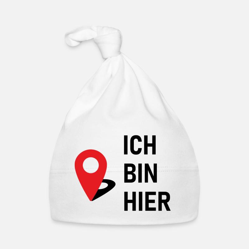 Ich bin hier 📍 Baby Bio-Mütze