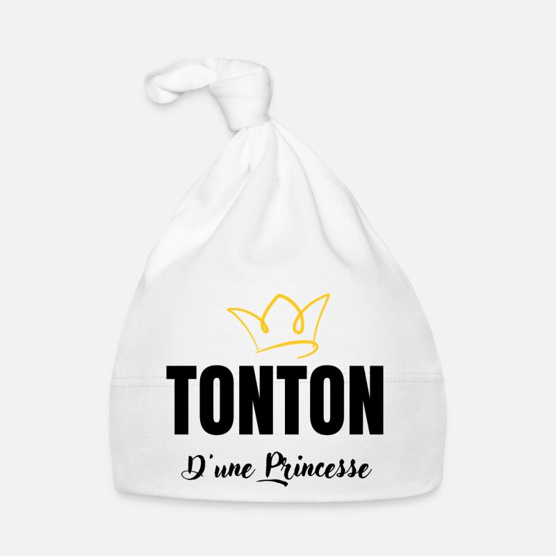 tonton d'une princesse Bonnet bio Bébé