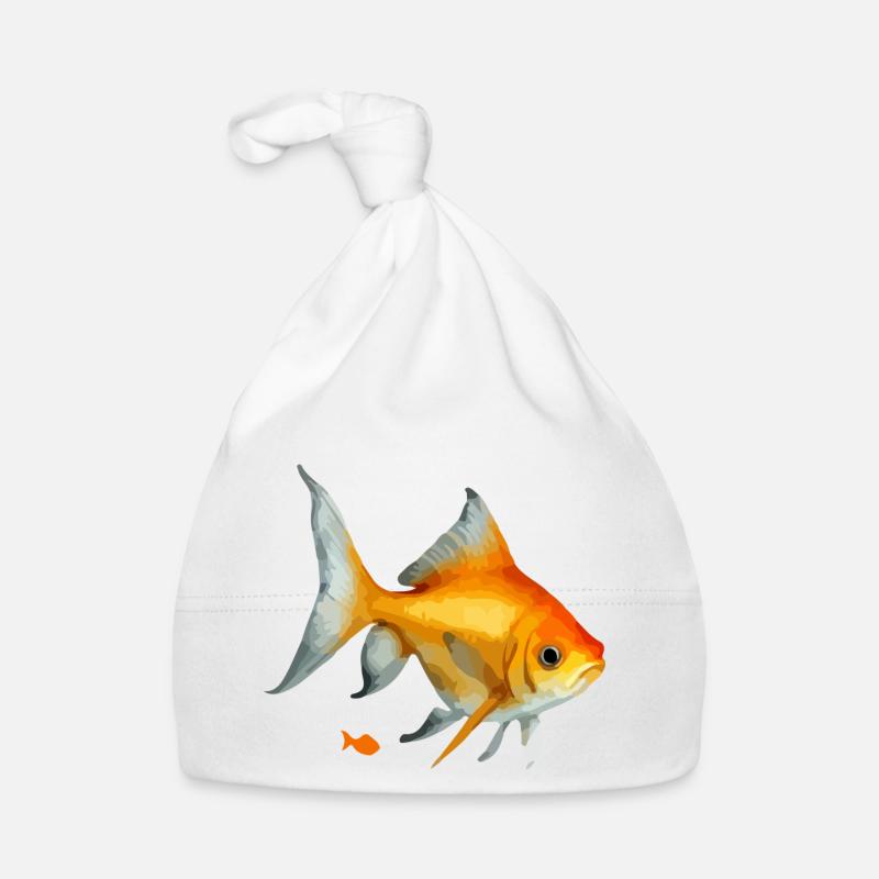 Le poisson rouge Bonnet bio Bébé