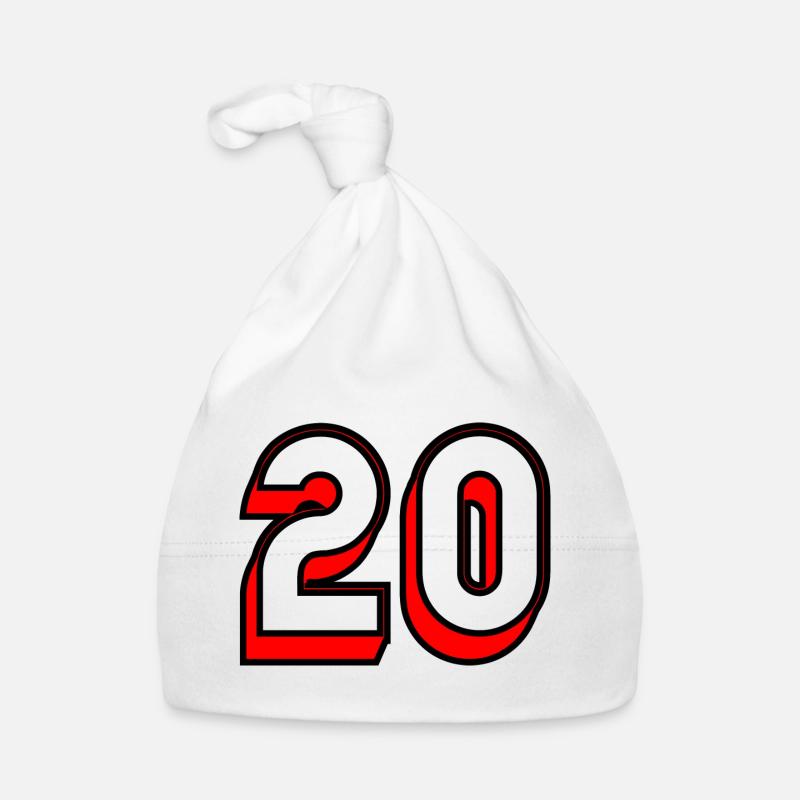 20 ANS,20e ANNIVERSAIRE,ANNIVERSAIRE 20 ANS,20 Bonnet bio Bébé