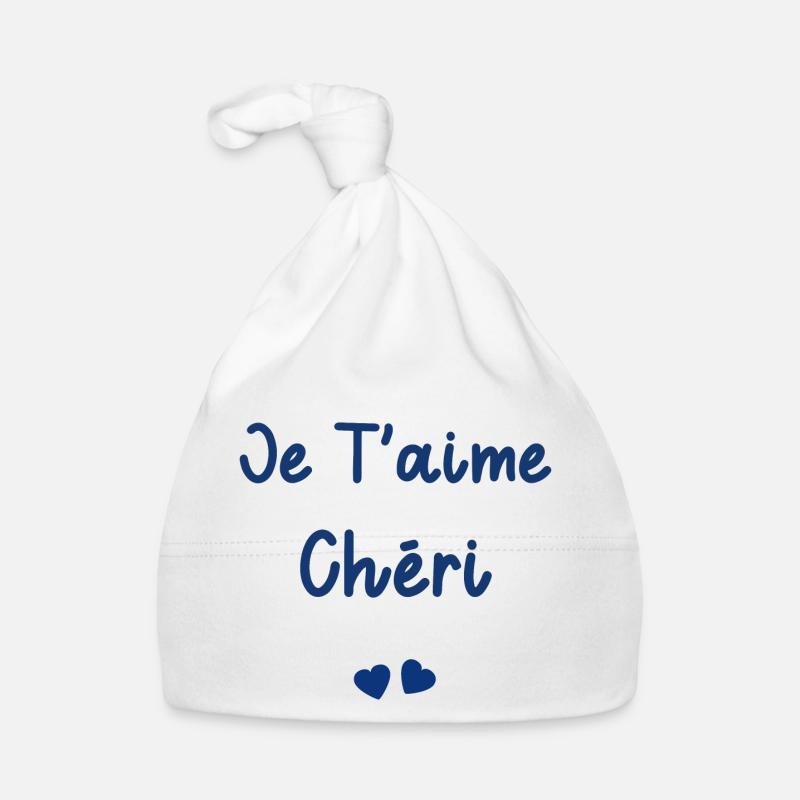 je t'aime Chéri Bonnet bio Bébé