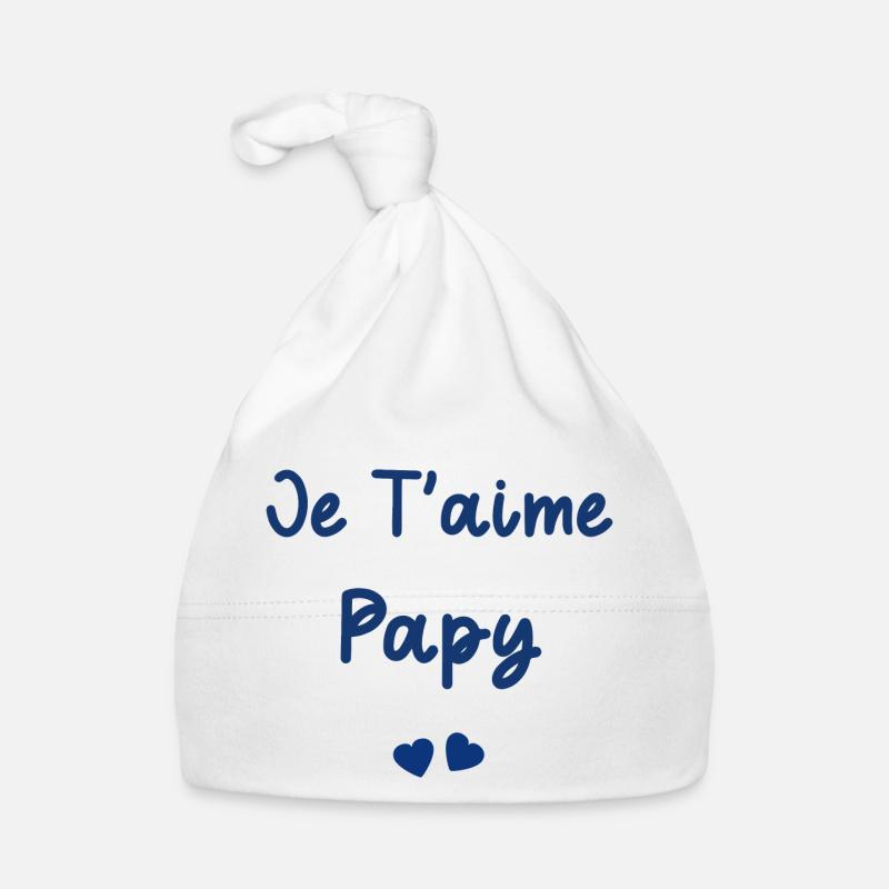 je t'aime Papy Bonnet bio Bébé