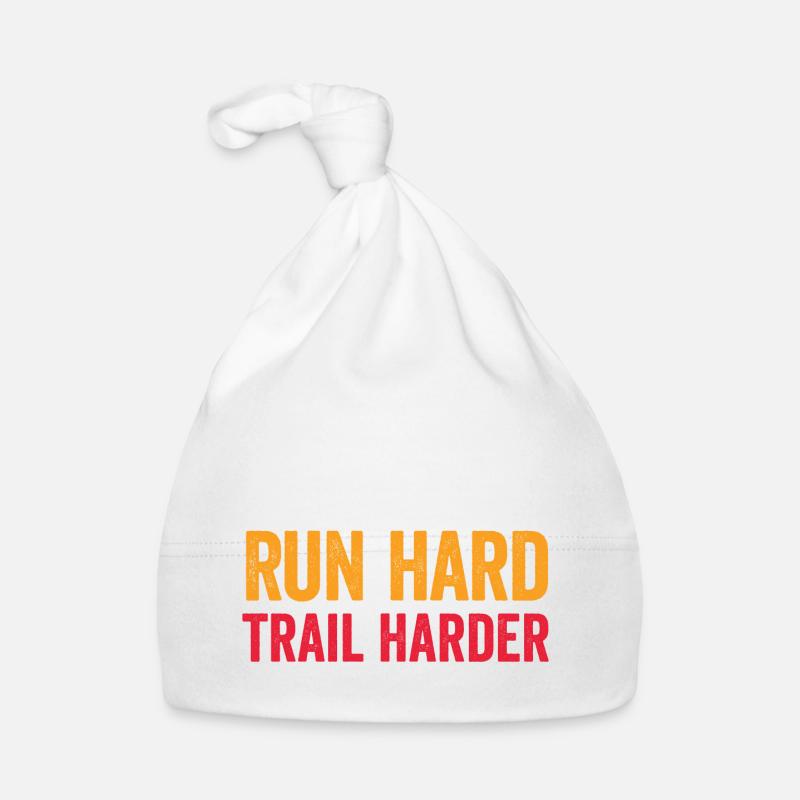 Courez fort. Trail plus difficile. Bonnet bio Bébé