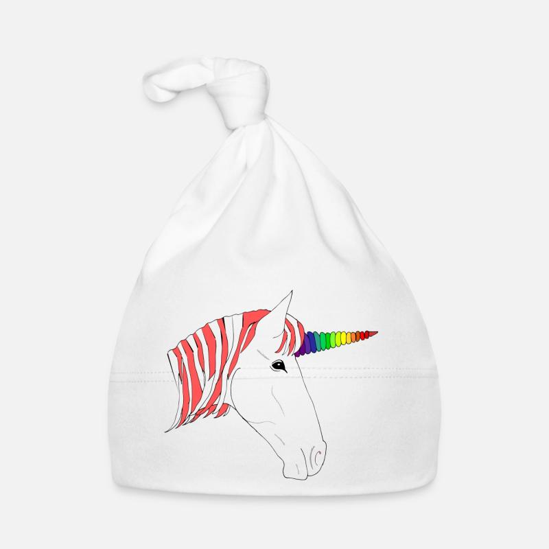 regenbogeneinhorn Baby Bio-Mütze