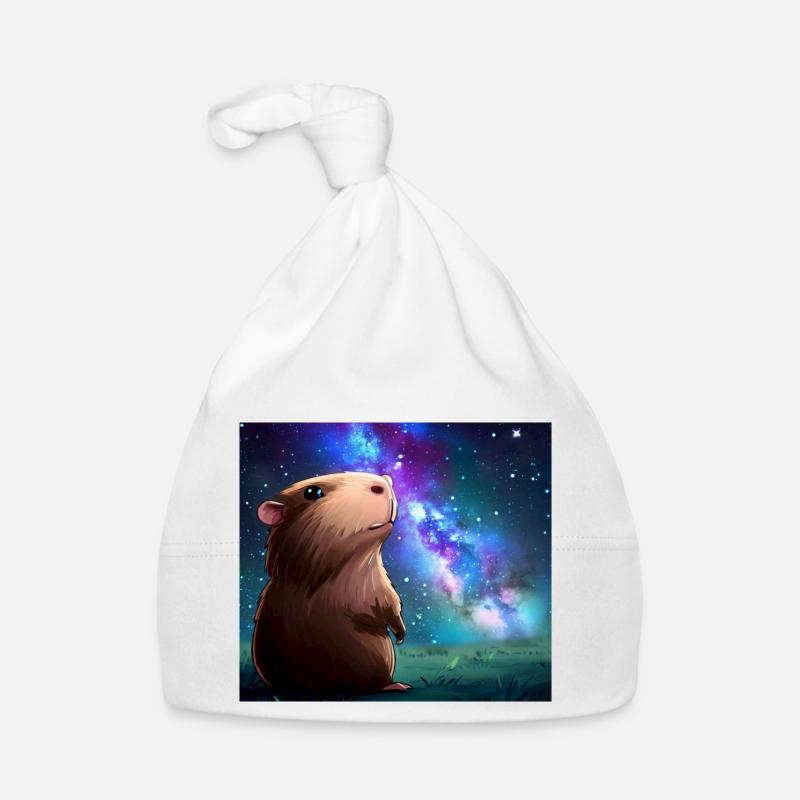 Capybara Spaceman Bonnet bio Bébé