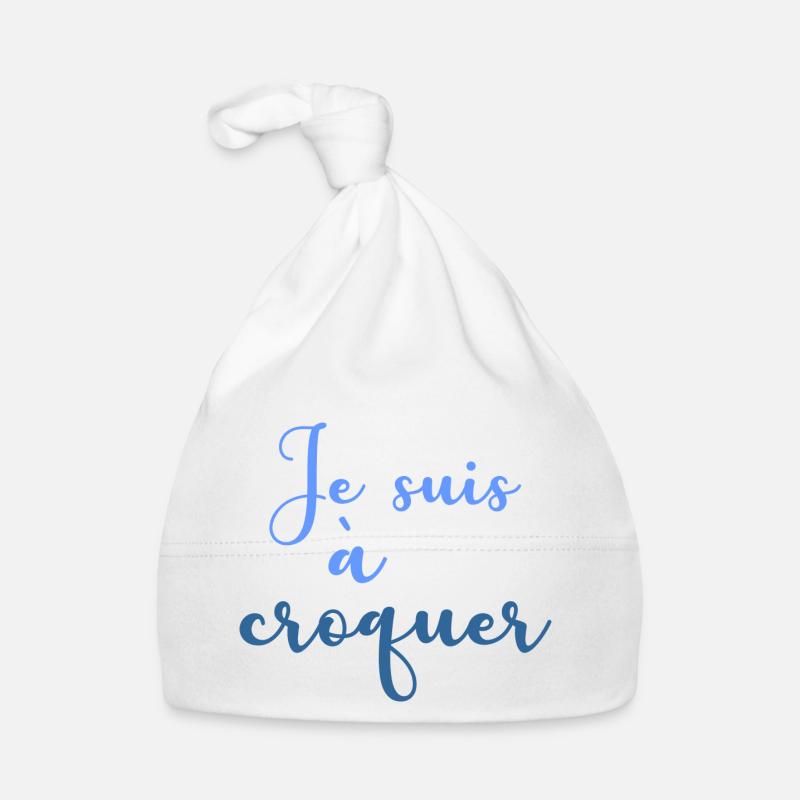 Je suis à Croquer Bonnet bio Bébé