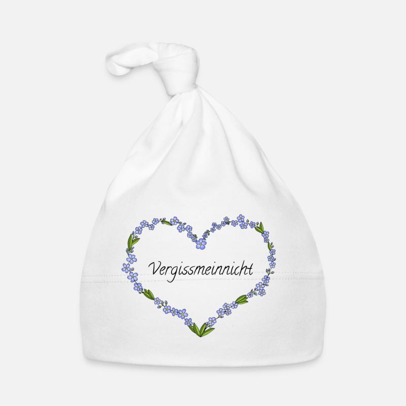 Forget-me-not Organic Baby Cap