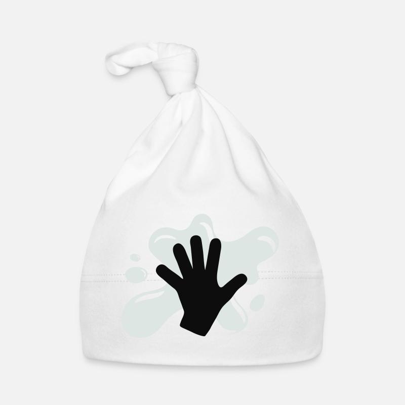 Action de colle climatique - Bonnet bio Bébé - blanc