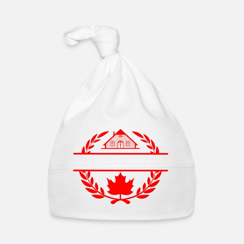 Couronne de laurier de la ferme de feuilles d’érable du Canada Bonnet bio Bébé