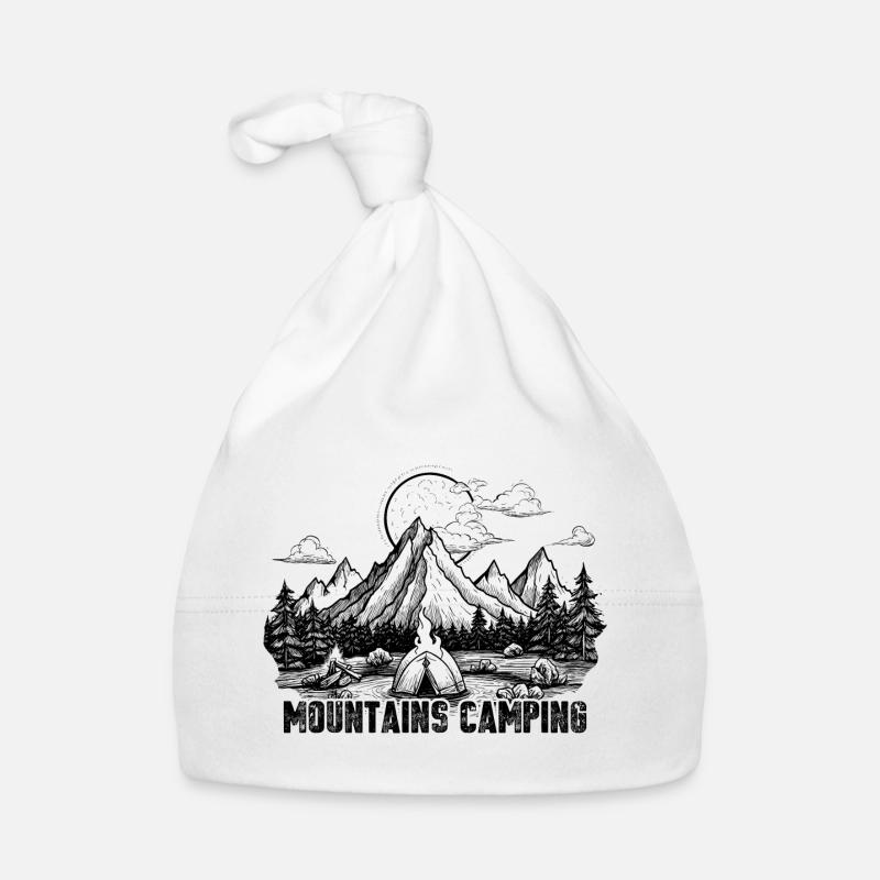 Mountain camping Organic Baby Cap