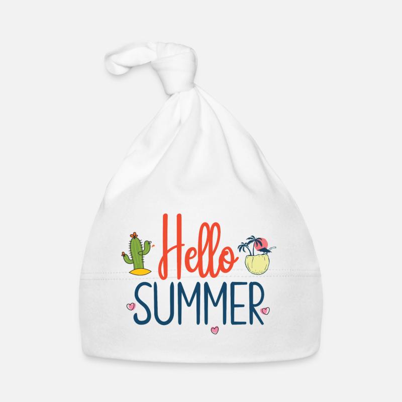 Hello Summer Organic Baby Cap