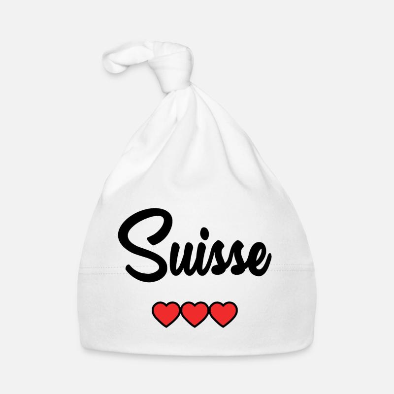 SCHWEIZ Baby Bio-Mütze
