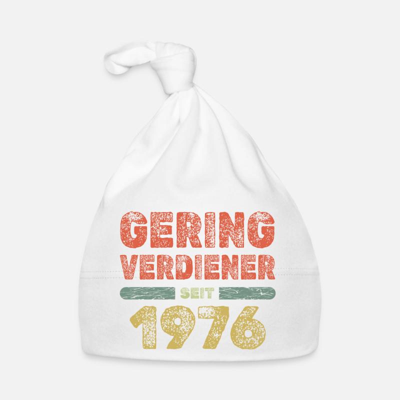 Spruch 1976 Baby Bio-Mütze