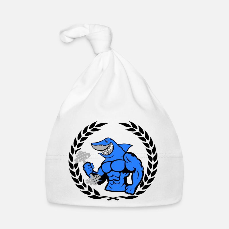 shark hai bodybuilding Hantel Baby Bio-Mütze