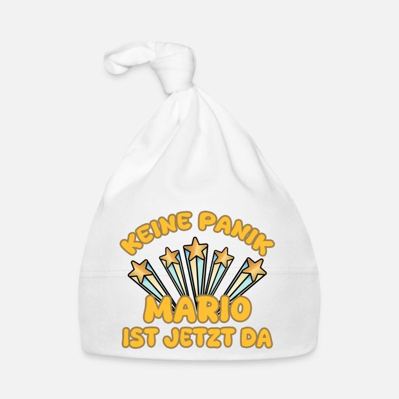 Mario as a first name Organic Baby Cap