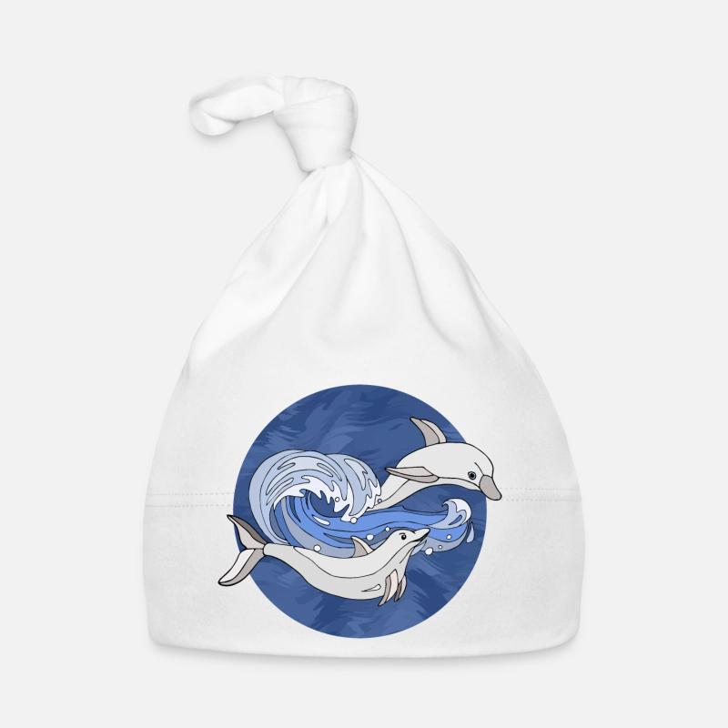 Dauphins Bonnet bio Bébé