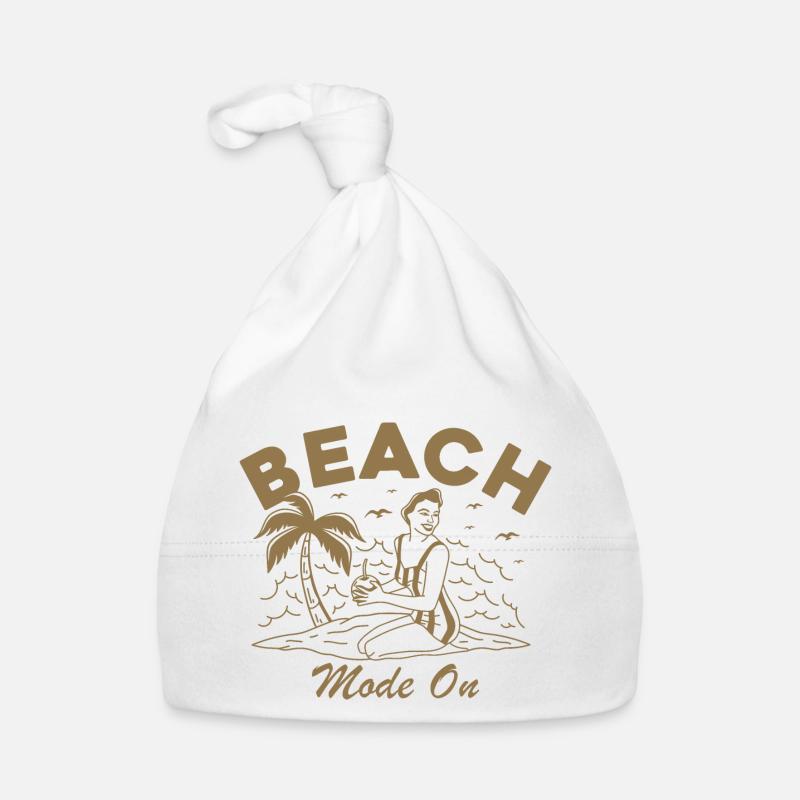 Beach Mode On Organic Baby Cap