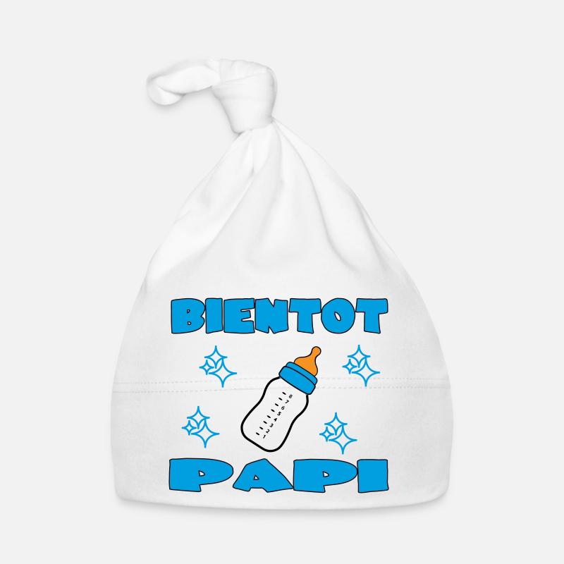 BIENTOT PAPI Bonnet bio Bébé