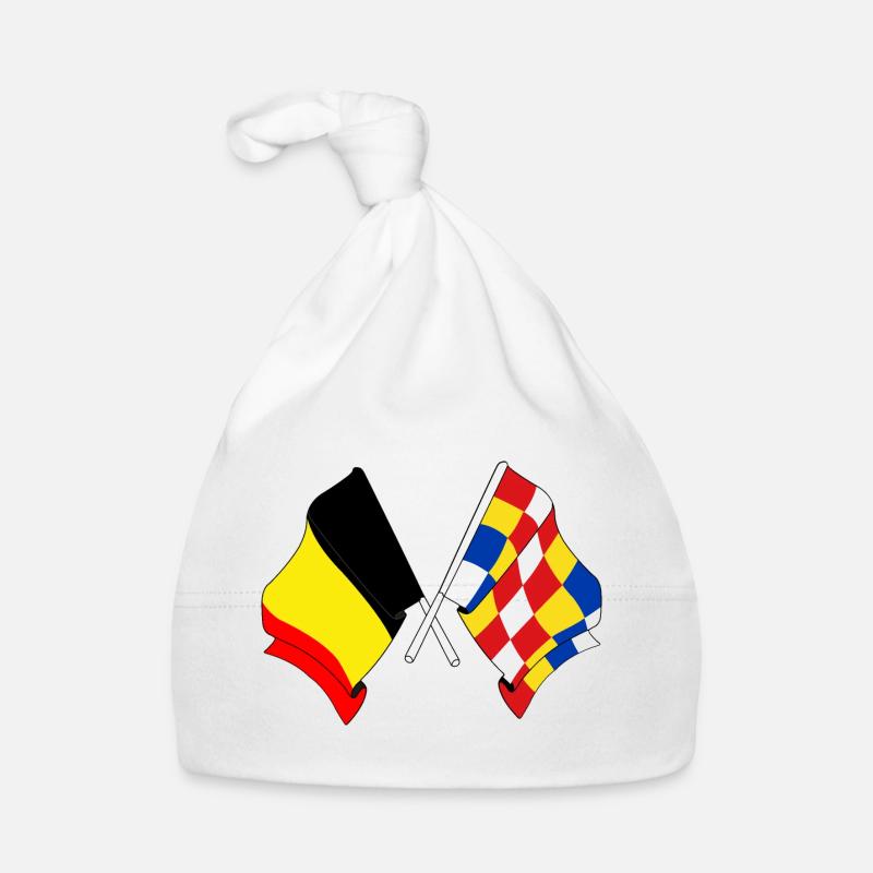 Drapeau de la Belgique, Anvers Bonnet bio Bébé