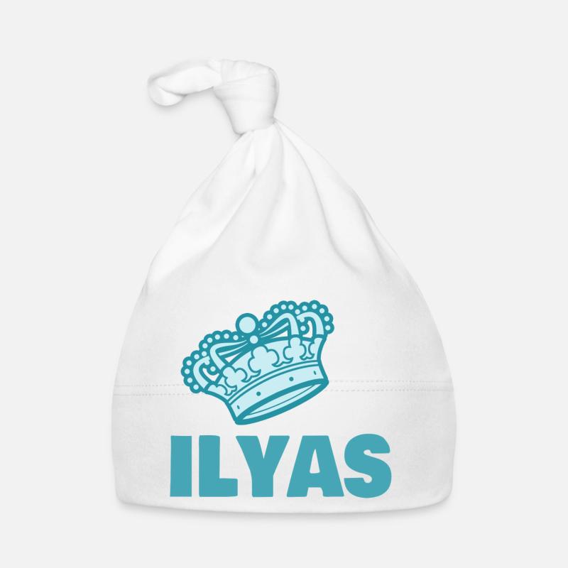 First name Ilyas Organic Baby Cap