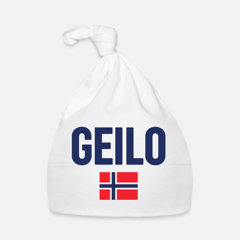 Gelo Conception du drapeau norvégien Bonnet bio Bébé